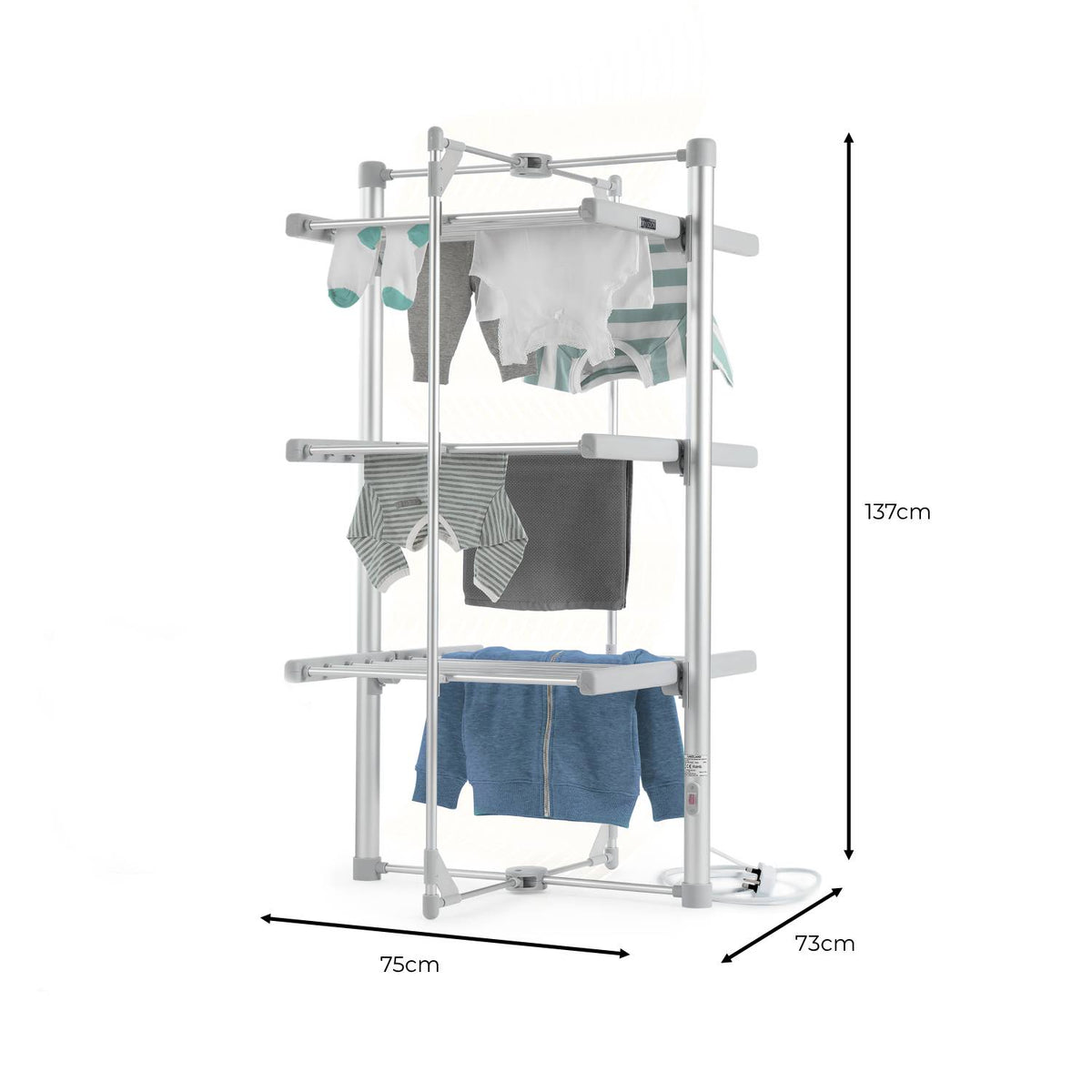 Dry:Soon 3-Tier Heated Airer and Cover Bundle