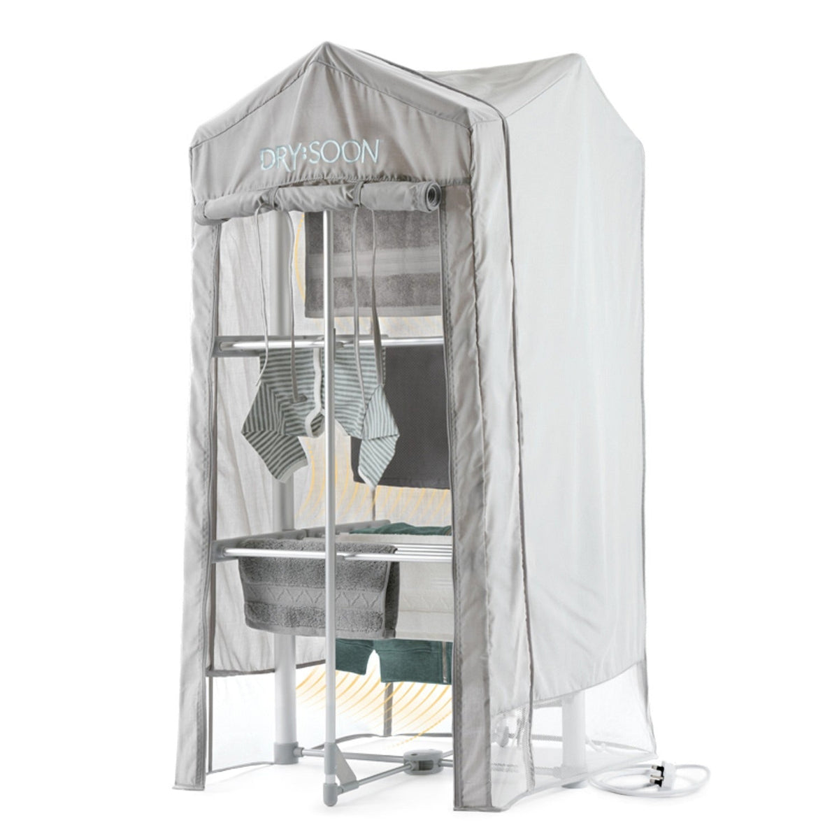 Dry:Soon Mini 3-Tier Heated Airer and Cover Bundle
