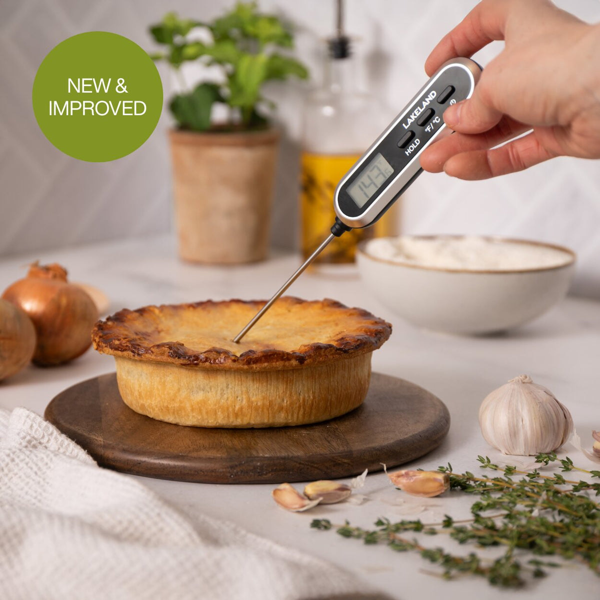 Lakeland Rapid Response Thermometer with LED Display