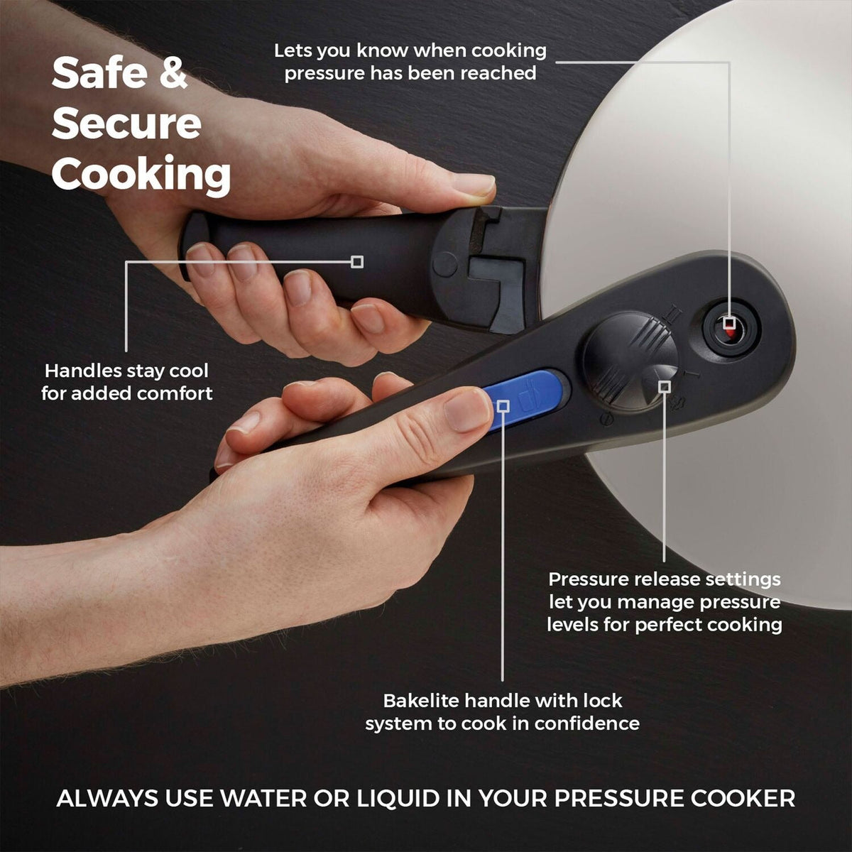 Tower 4L Pressure Cooker T920004S4L