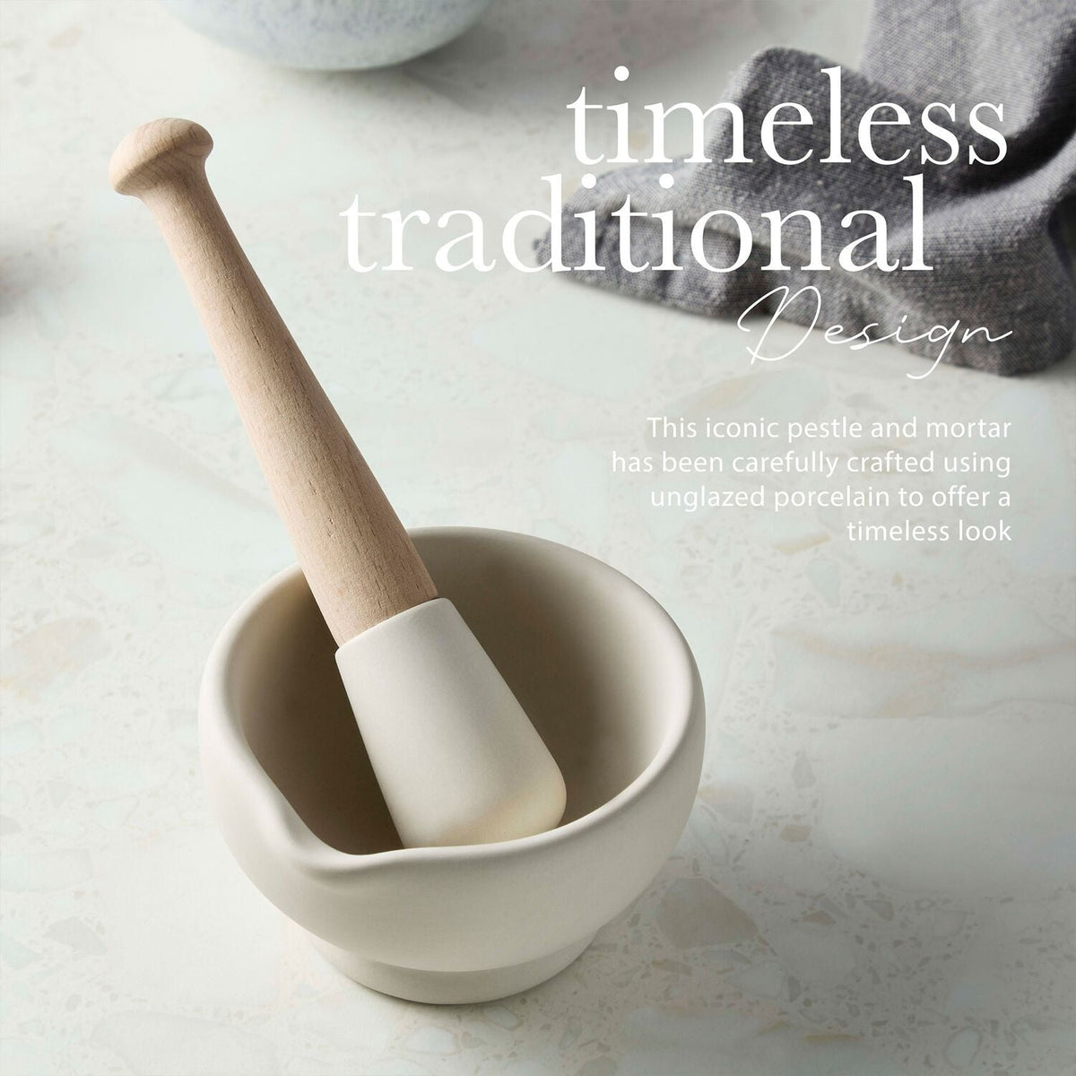 Milton Brook Mortar and Pestle 300ml