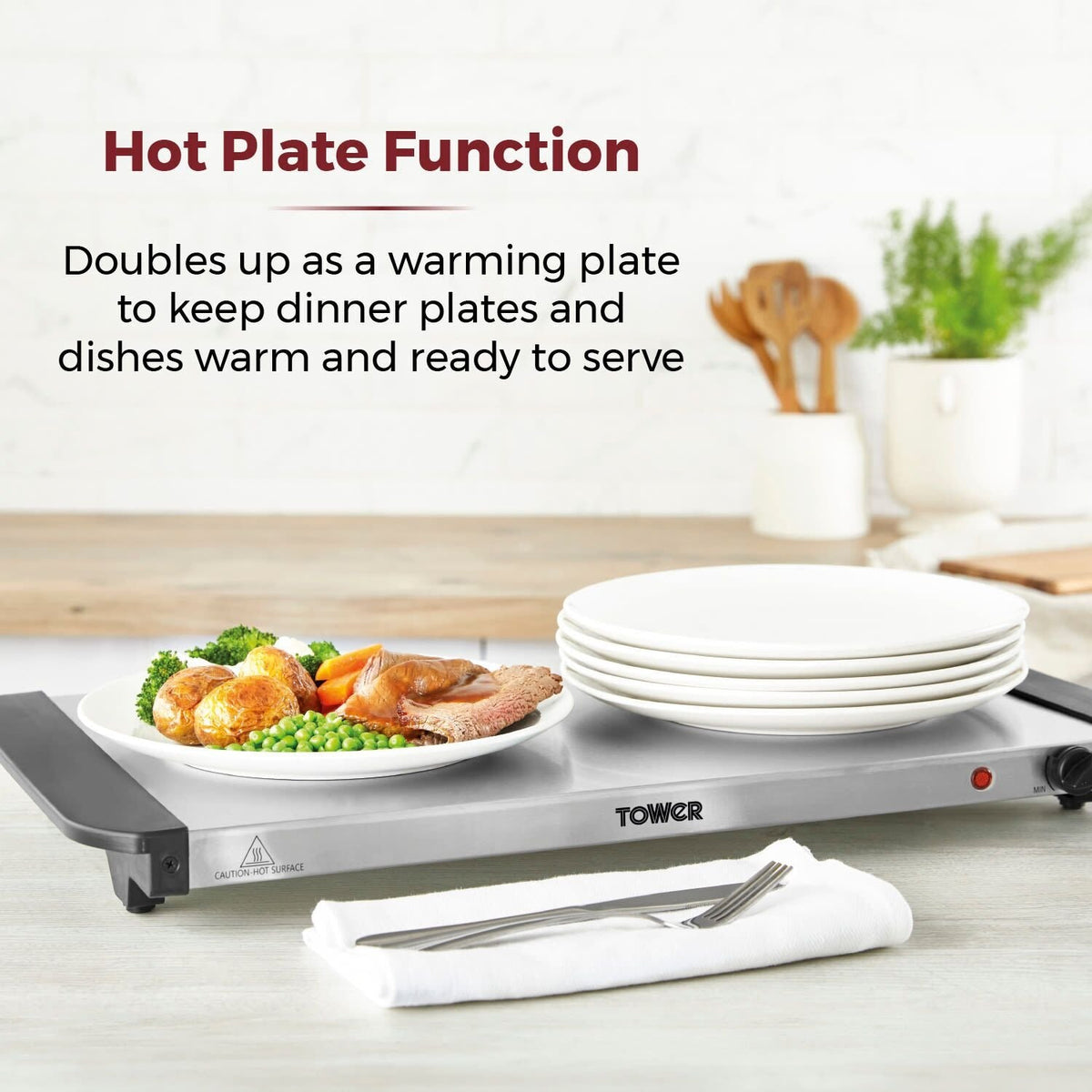 Tower Buffet Server 2 x 2.5L and 2 x 1.2L T16151