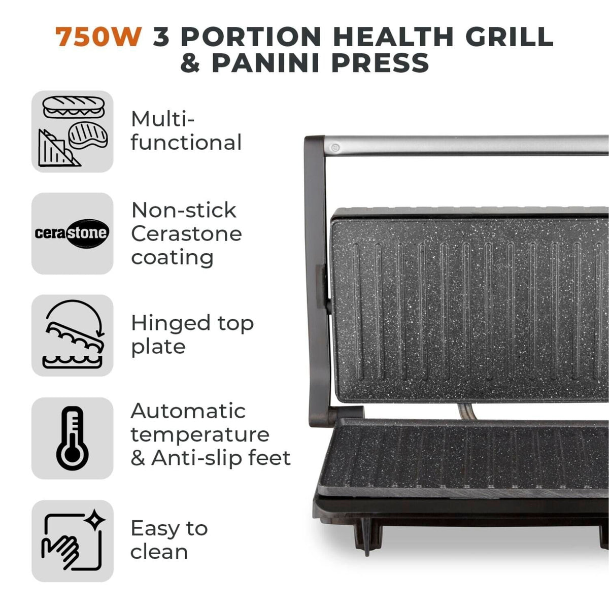 Tower Panini Grill T27038