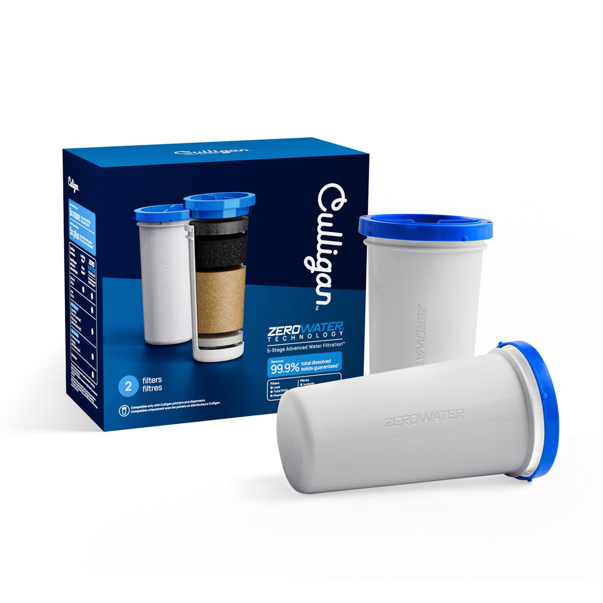 Culligan ZeroWater Replacement Water Filters - Pack of 2