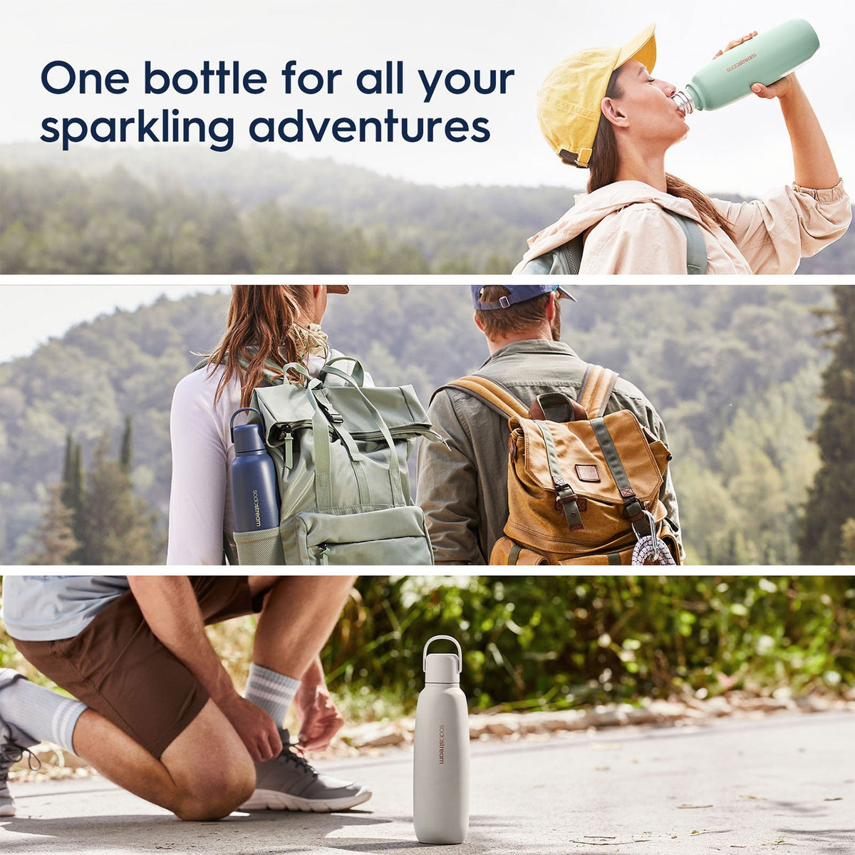 SodaStream Fizz & Go Cool Bottle - Sand
