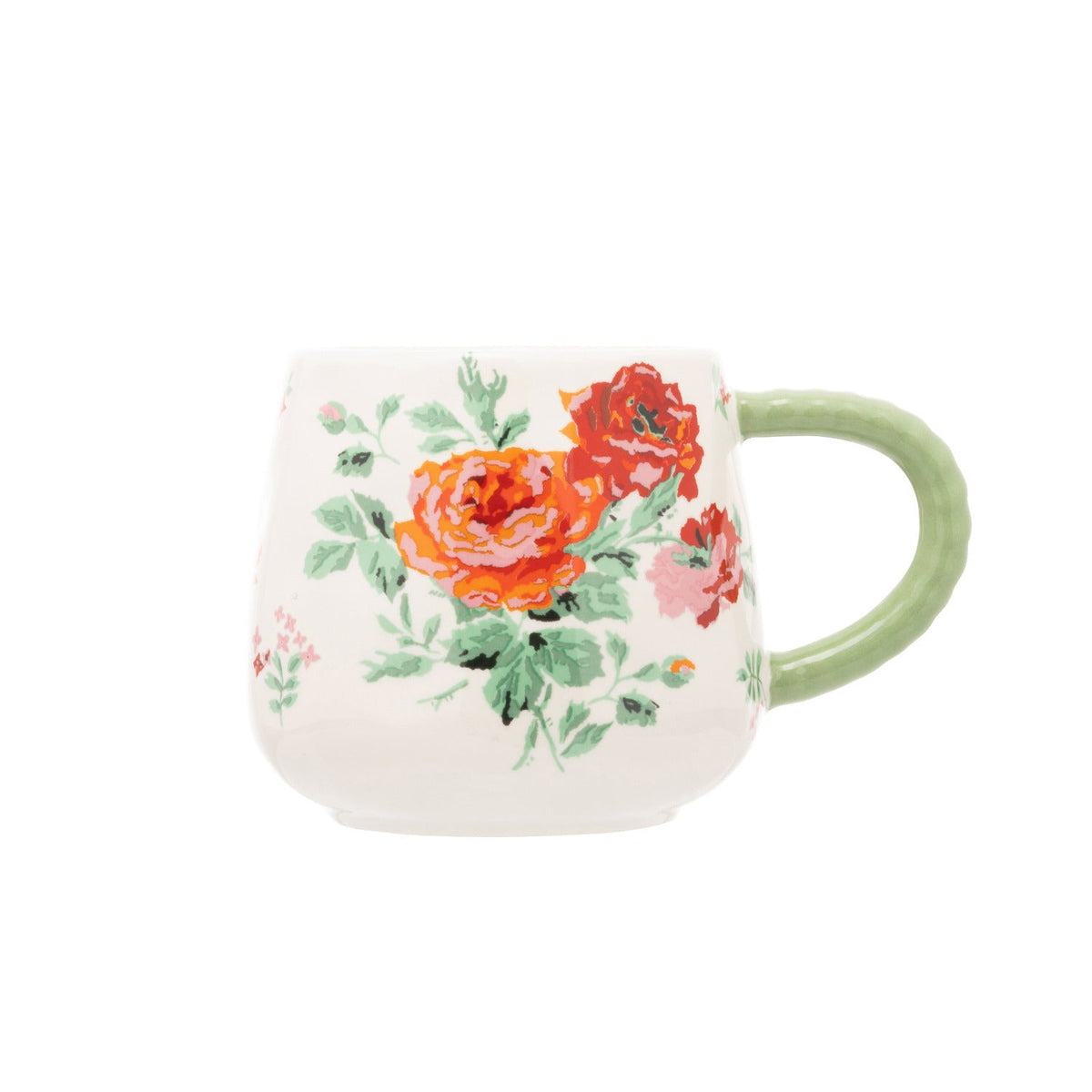 Cath Kidston Archive Rose Red Twisted Handle Billie Mug
