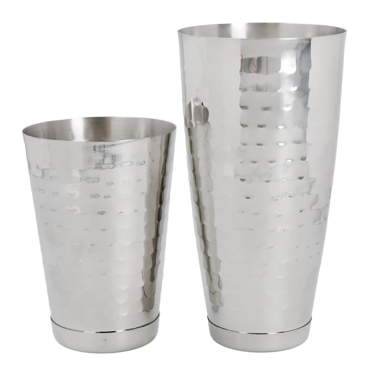 BarCraft 8-Piece Boston Cocktail Maker Set with Hammered Finish