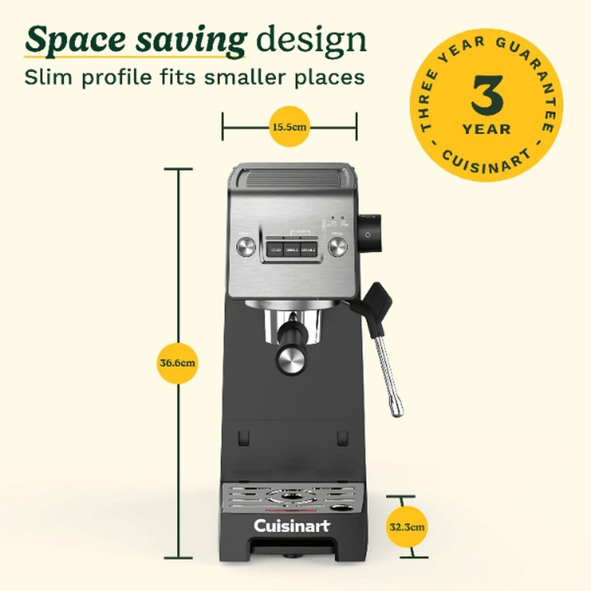 Cuisinart Slim Espresso Coffee Machine