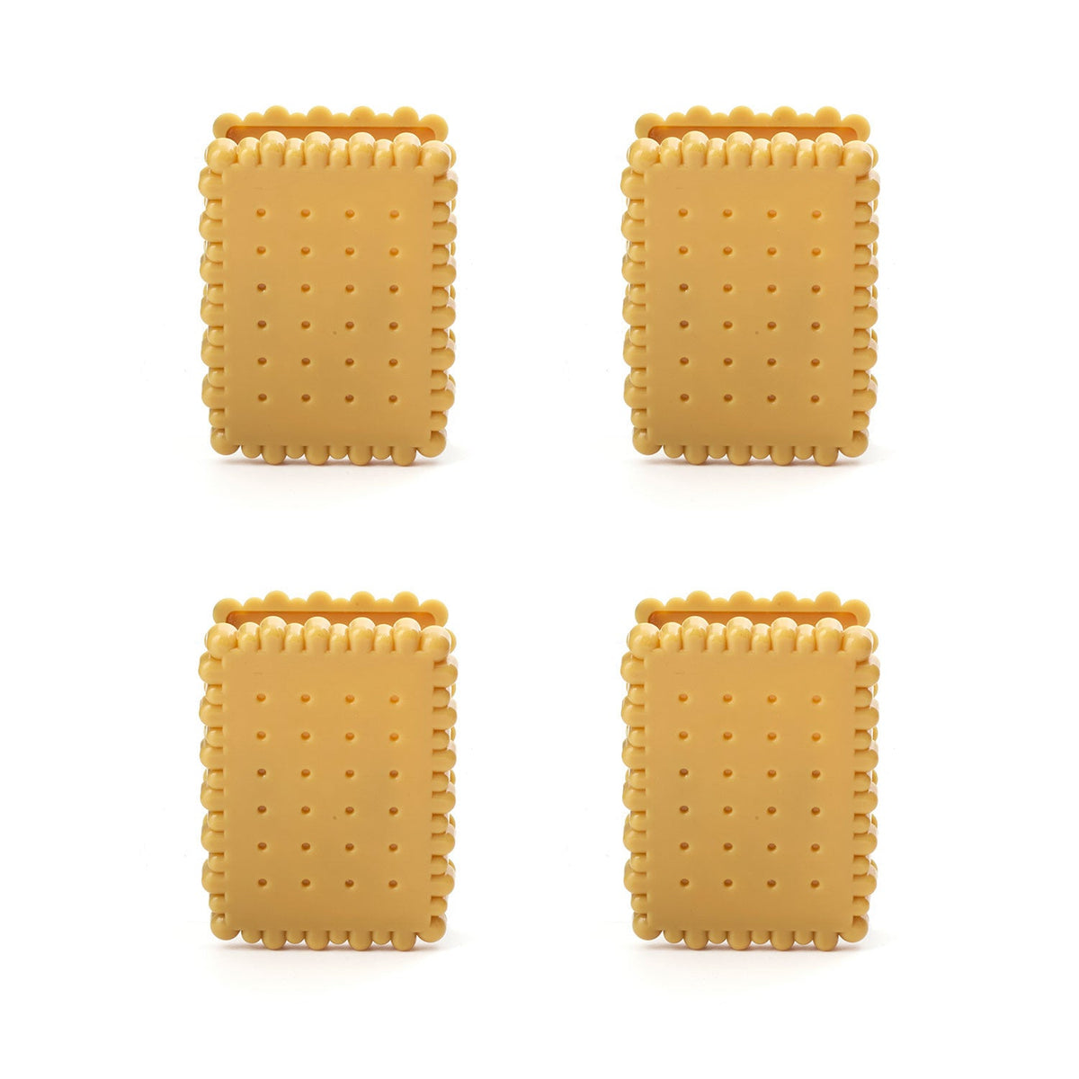4 Kikkerland Bag Clip Tea Biscuit