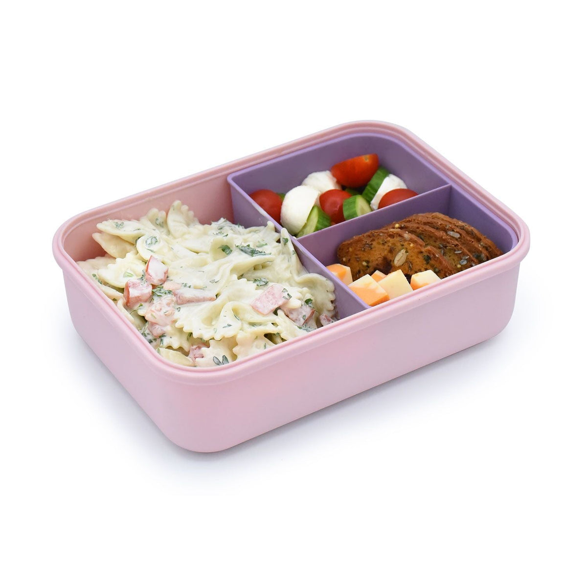 Melii Bento Box with Removable Compartment 1250ml - Pink