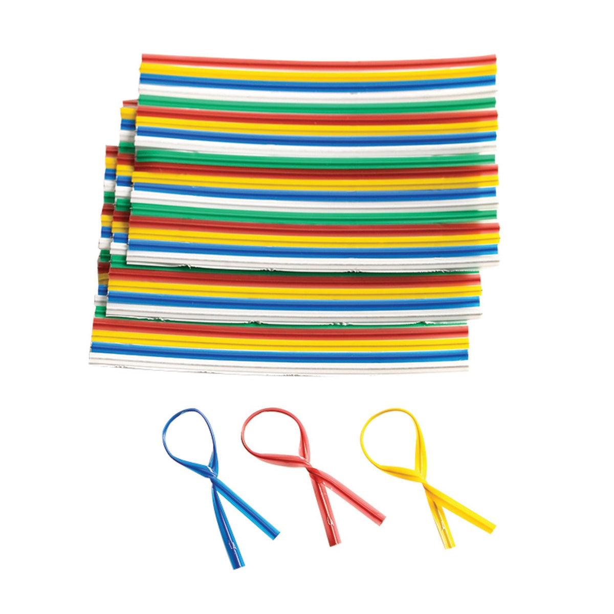 250 Colourful Plastic Bag Ties for Food & Freezer Bags