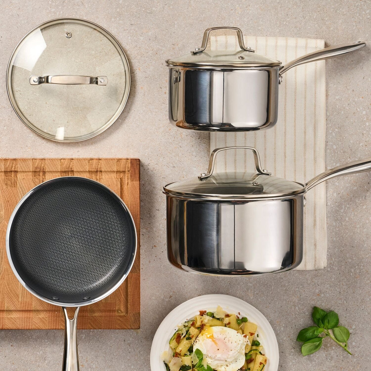Lakeland Tri-Clad 18cm Saucepan