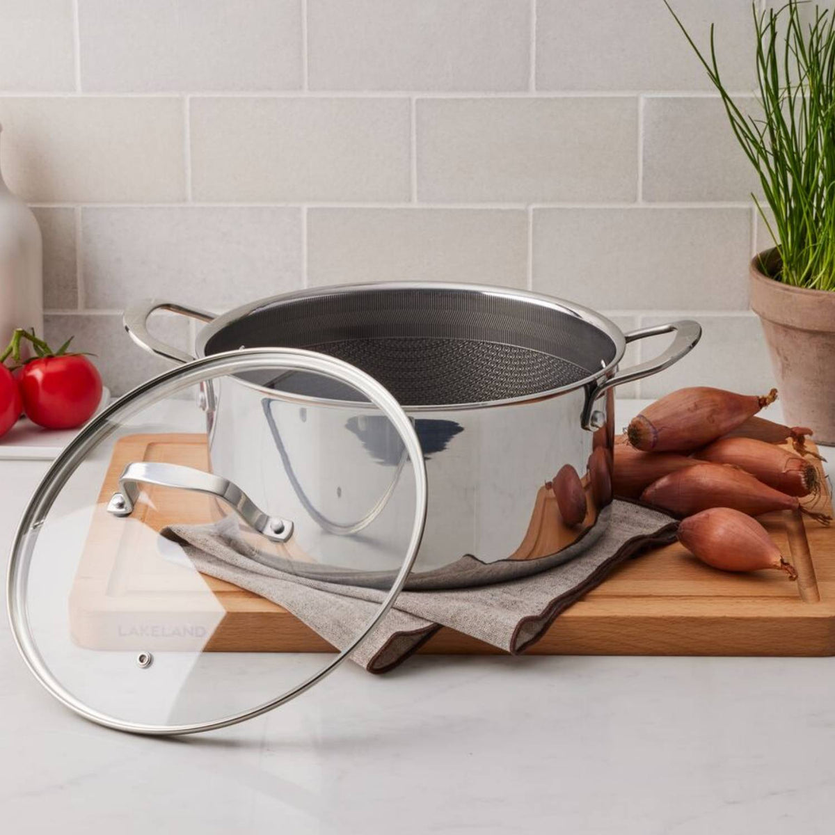 Lakeland Tri-Clad 24cm Casserole Pot