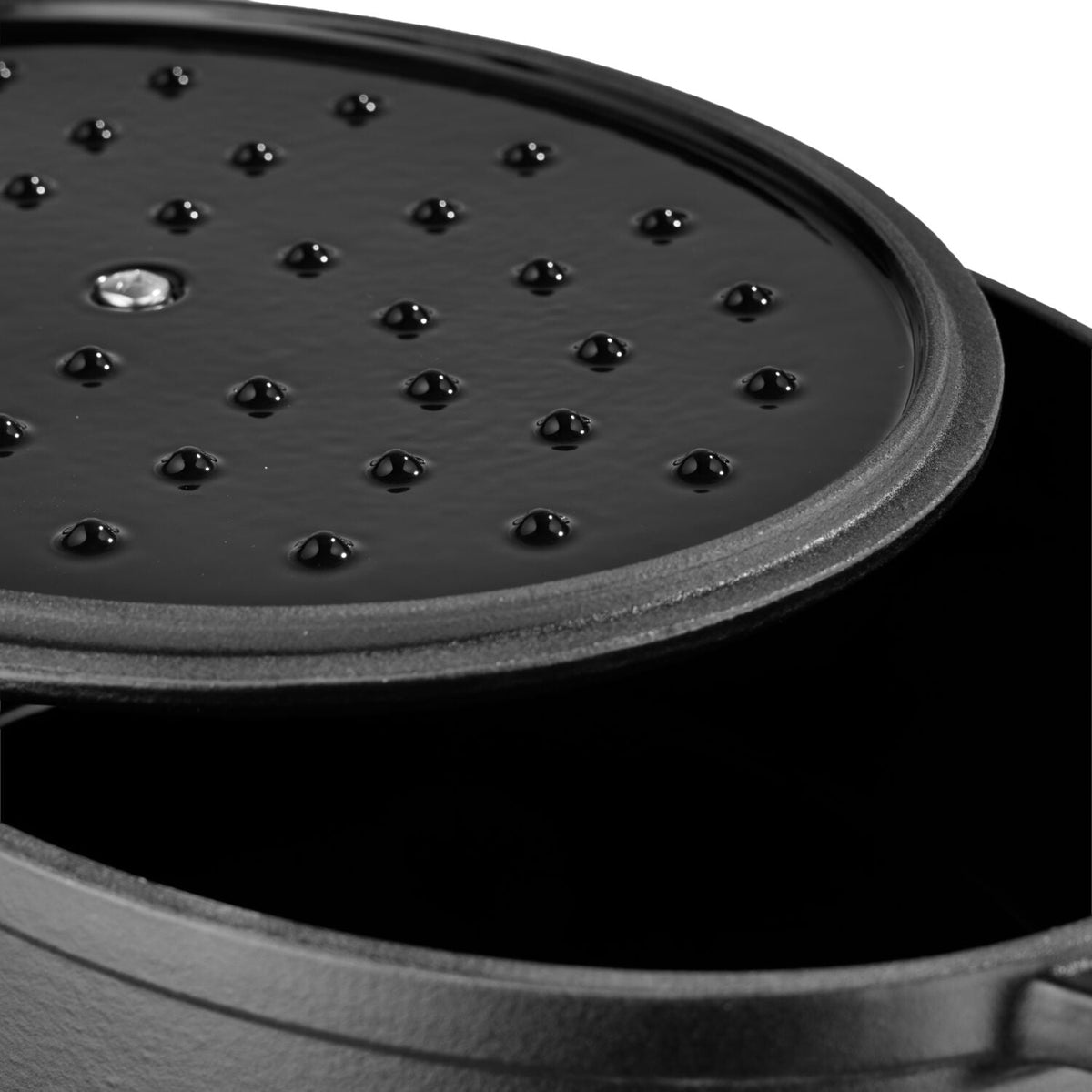 Lakeland Cast Iron 29cm Oval Casserole Black