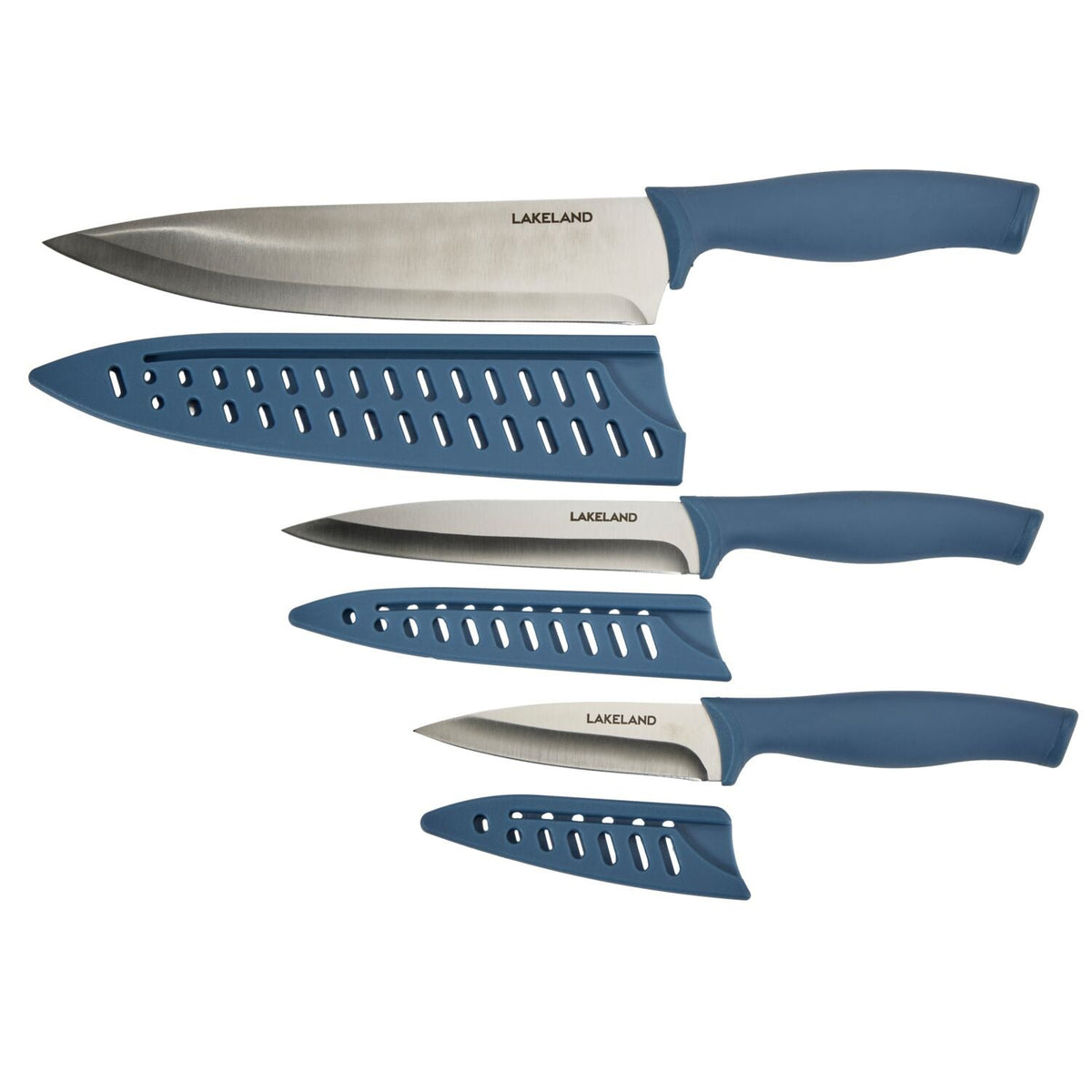 Simply Lakeland Blue Knife Set – Set of 3