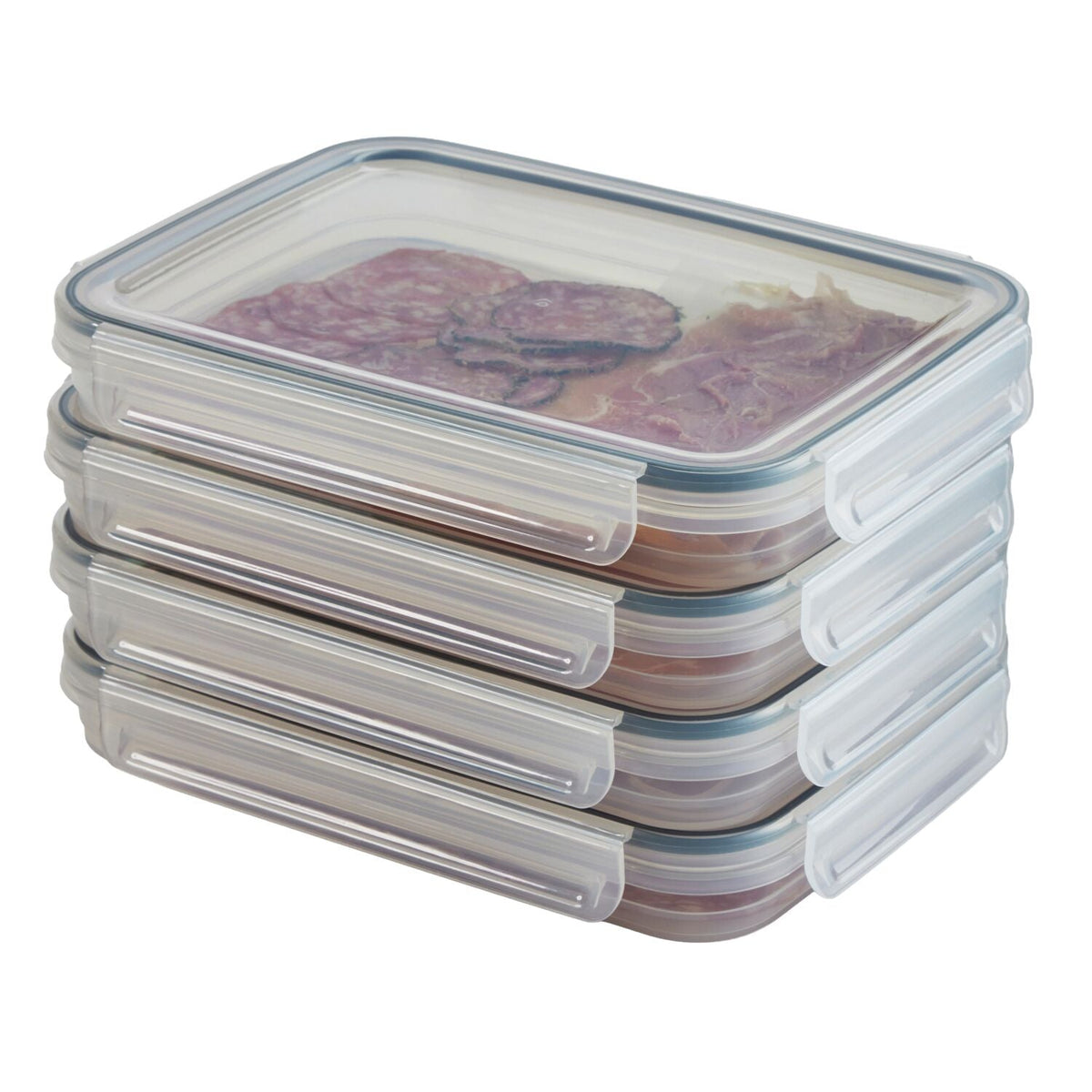 Lakeland Clip Cold Cut Storage Box 1L – Set of 4