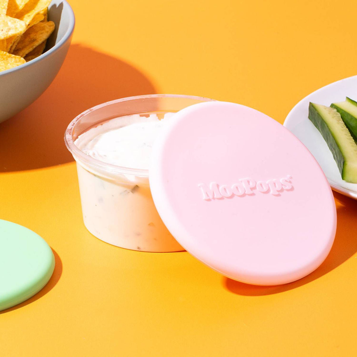 MooPops Reusable MooPops Reusable Dip Pot Tops - Pack of 2p Pot Tops - Pack of 2