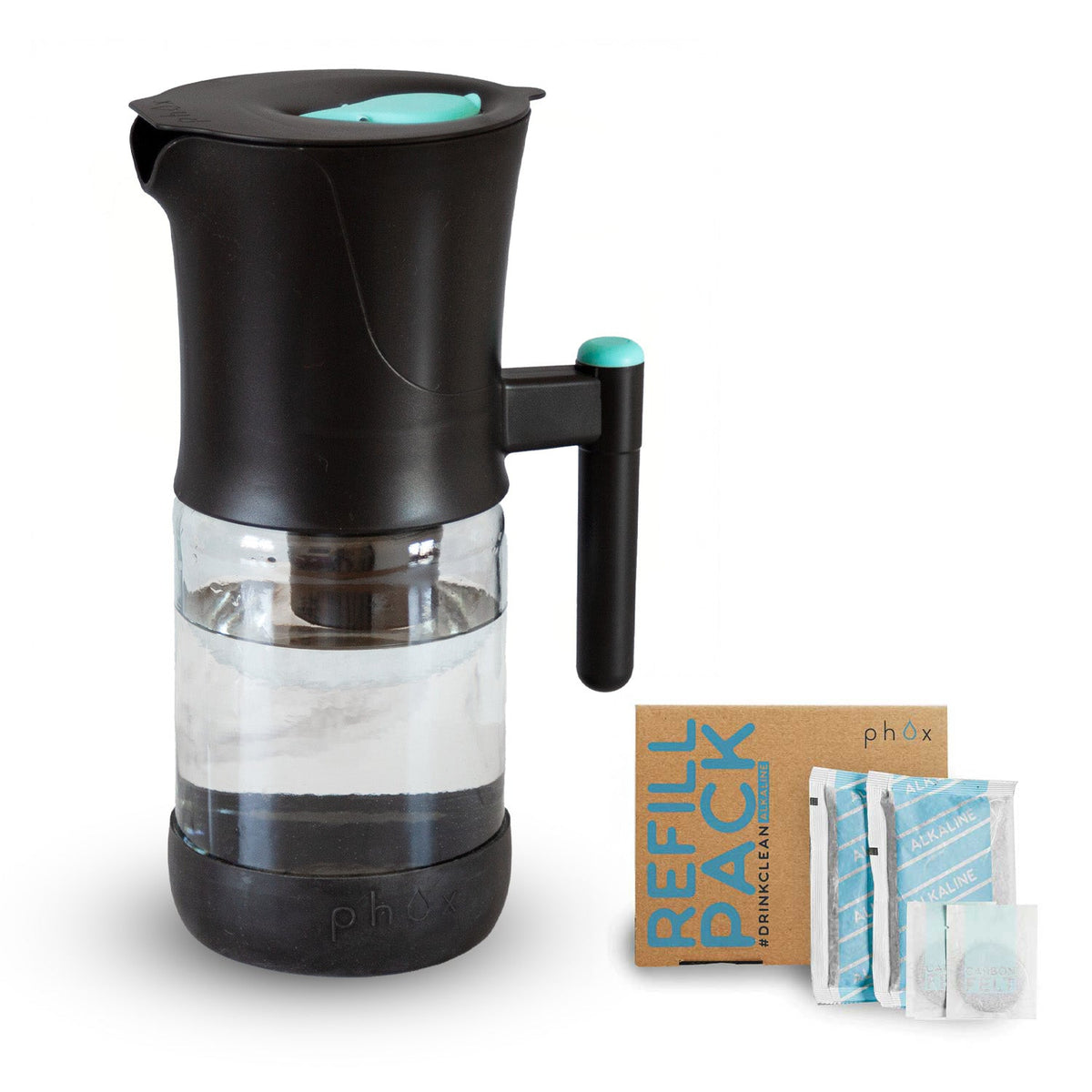 Phox 2.2Lt Glass Water Filter Jug