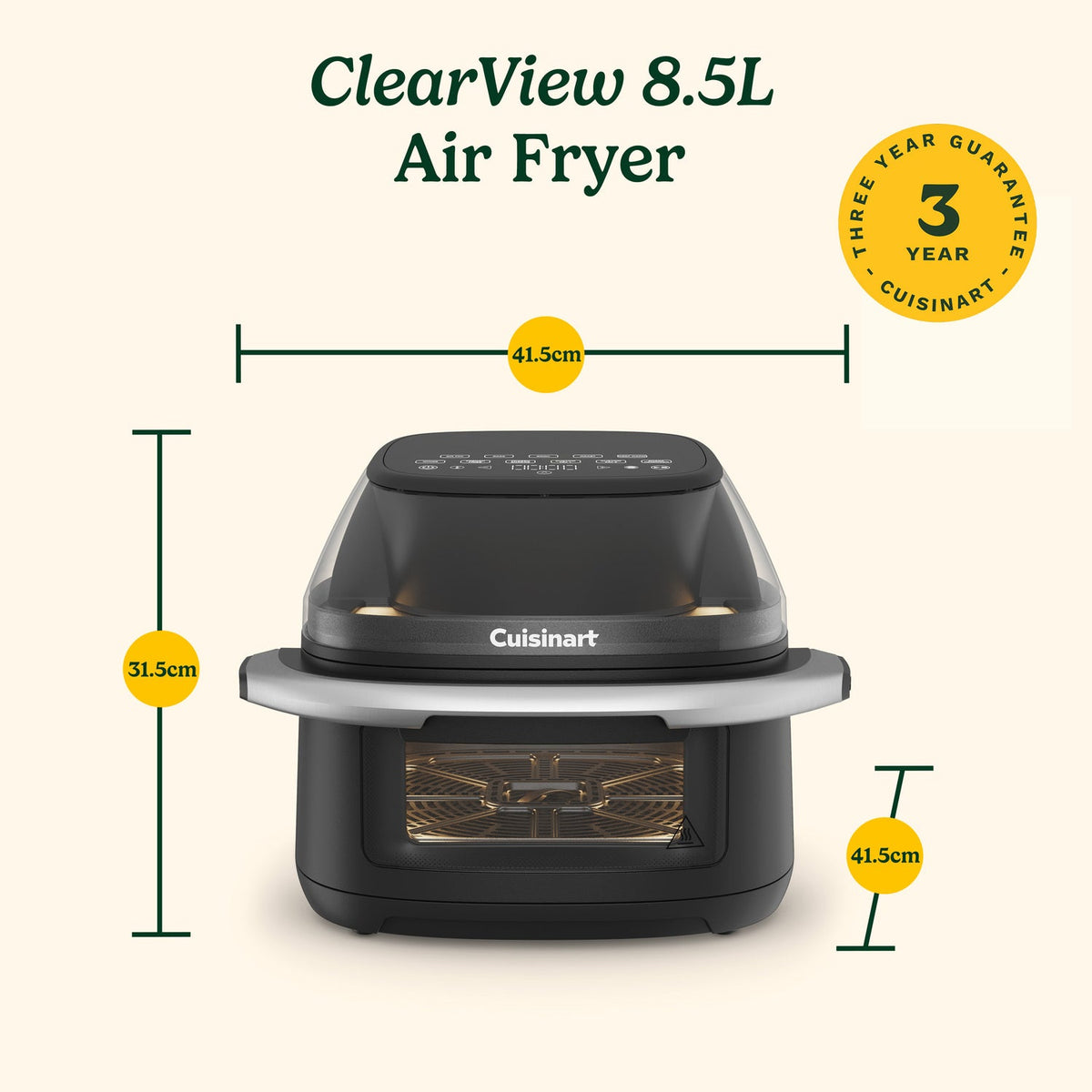 Cuisinart Air Fryer Clear View 8.5L