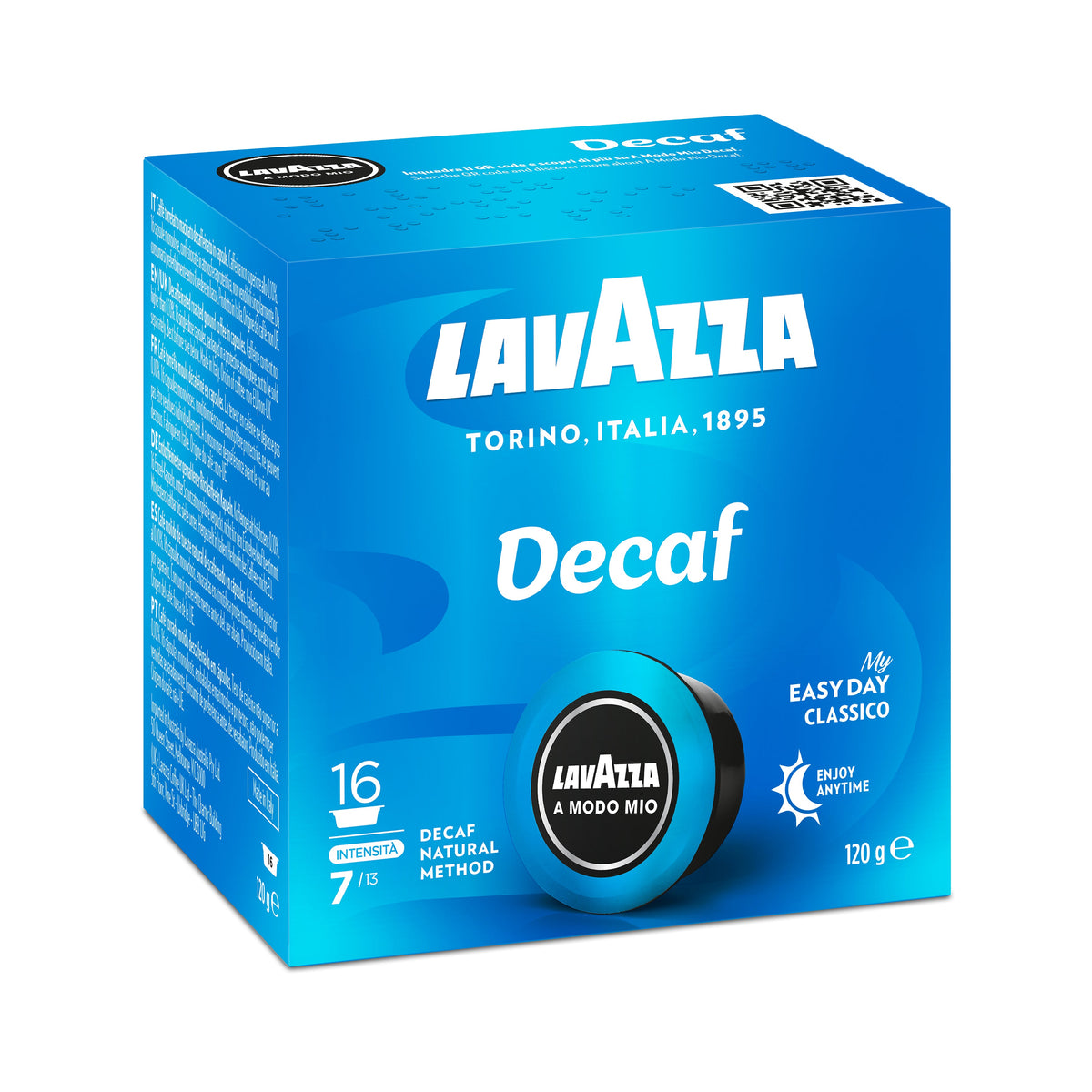 16 Lavazza A Modo Mio Decaf Cremoso Plastic Capsules