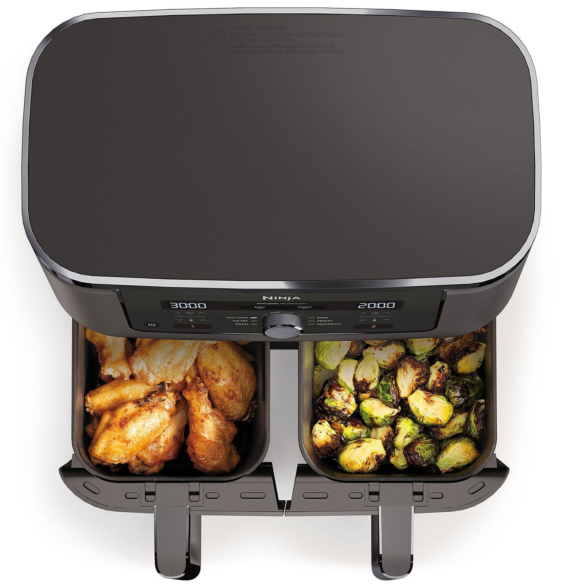 Ninja MAX 6-in-1 Dual Zone Air Fryer 9.5L DZ400UK