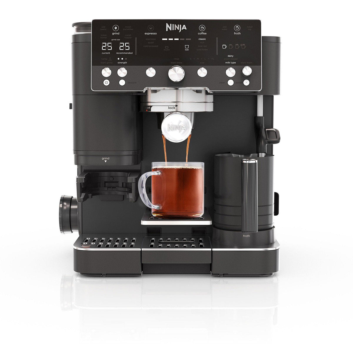 Ninja Luxe Café Premier Espresso Machine Black -ES601UKBK