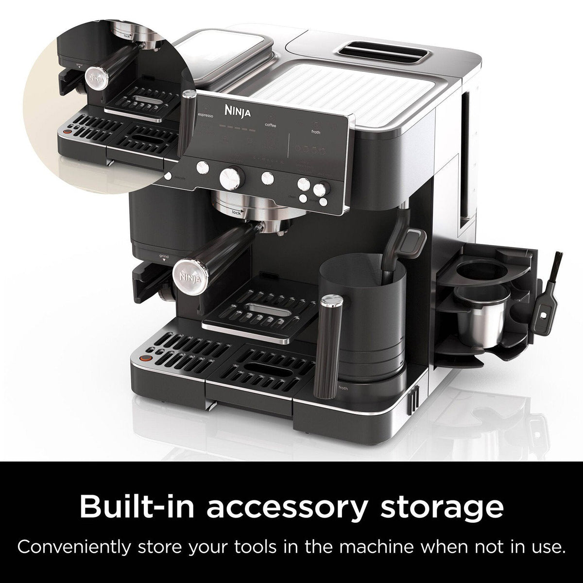 Ninja Luxe Café Premier Espresso Machine Black -ES601UKBK