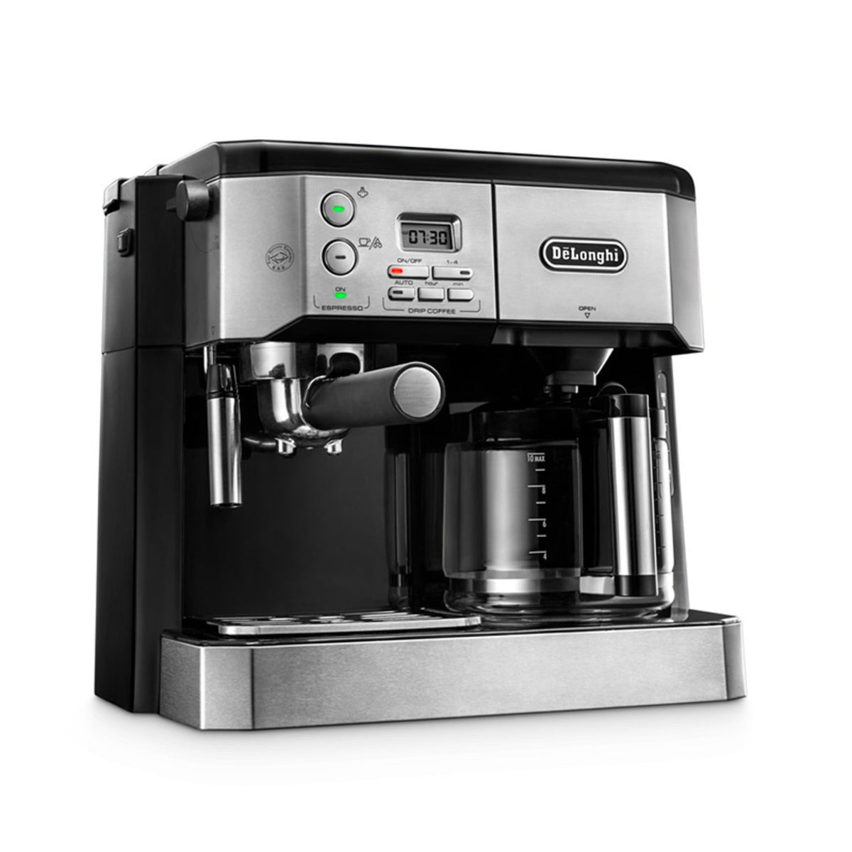 De’Longhi Combi Coffee Machine Silver and Black BCO431.S