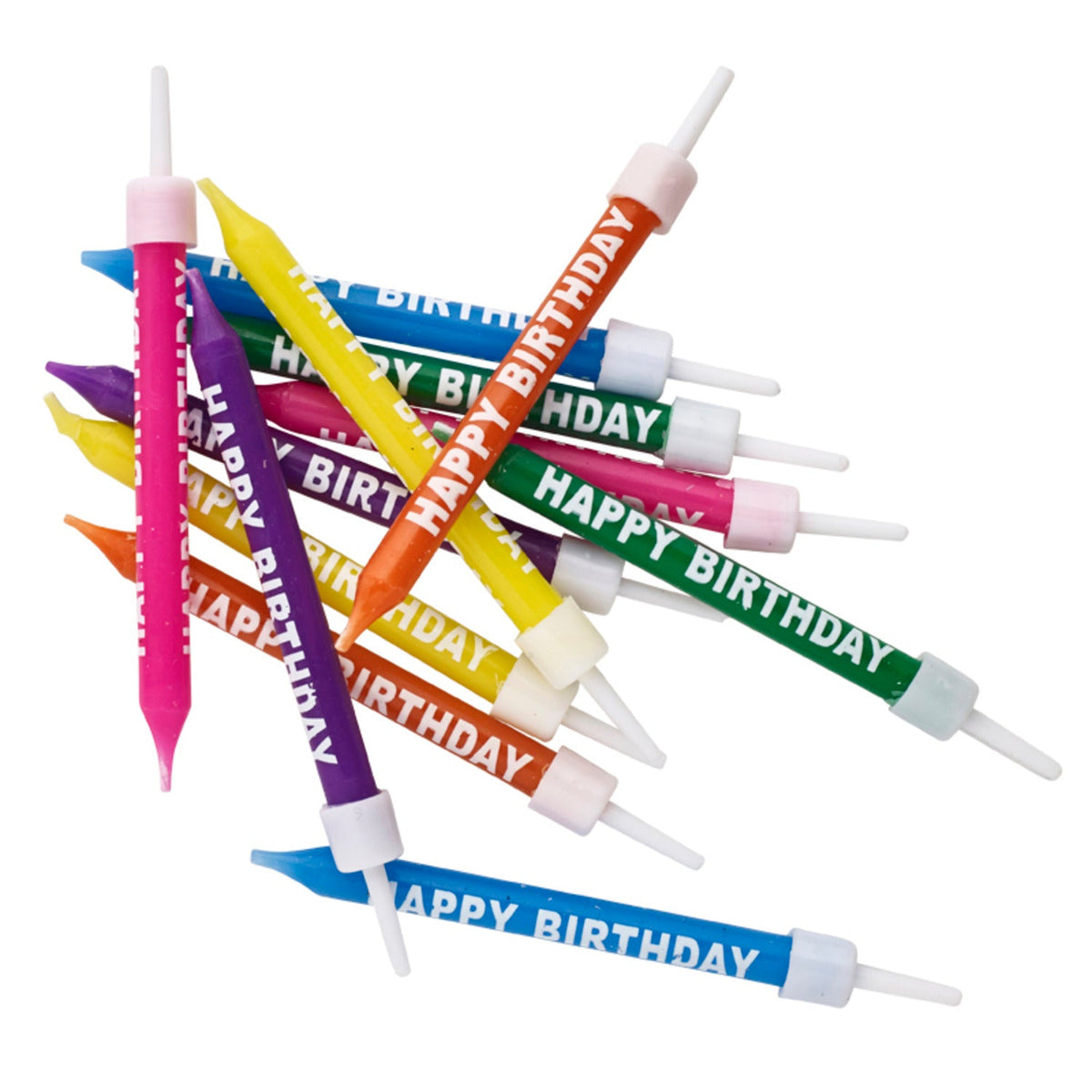 12 Happy Birthday Cake Candles