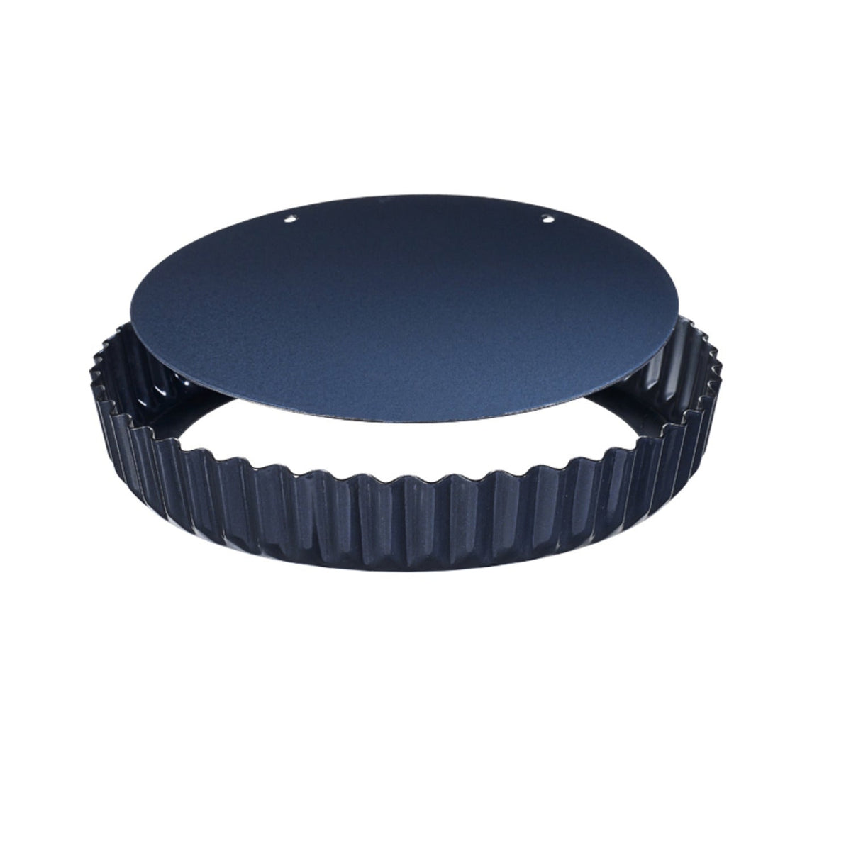 23cm Enamel Base Loose-Based Round Tart Tin