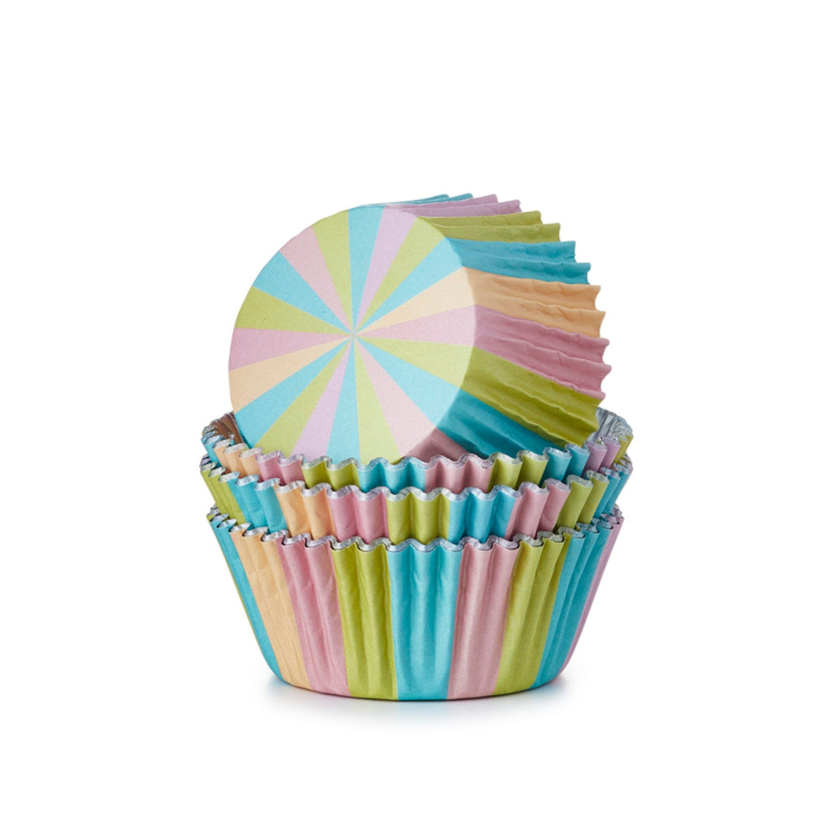 30 PME Unicorn Colours Foil Lined Cupcake Cases