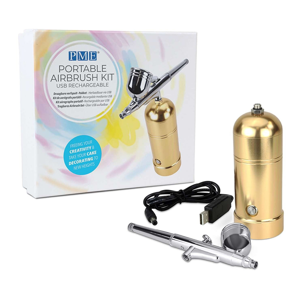 PME Portable USB Rechargeable Cake Decorating Airbrush Kit AB140