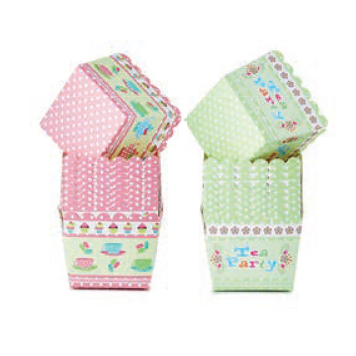 Lakeland 20 Tea Party Square Cake Cups