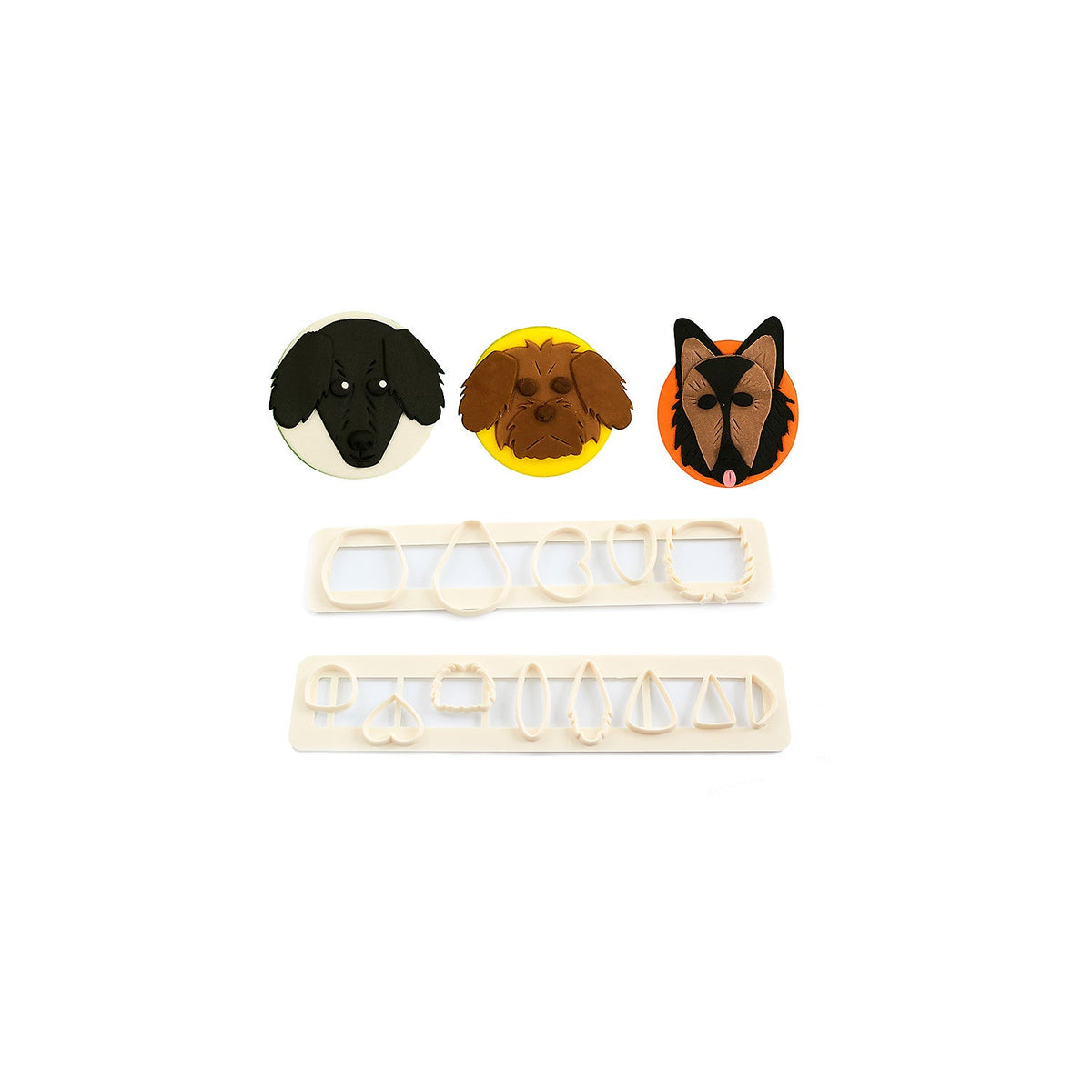 Design-A-Dog Icing Face Cutters Set