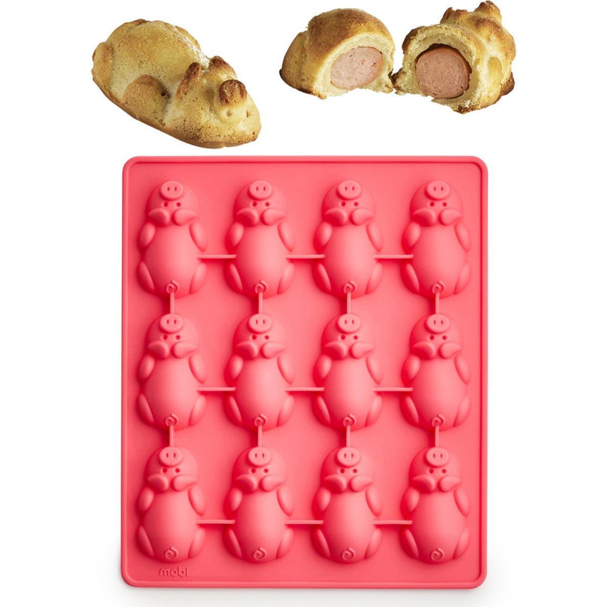 Silicone Pigs in Blankets Savoury Canapé Mould
