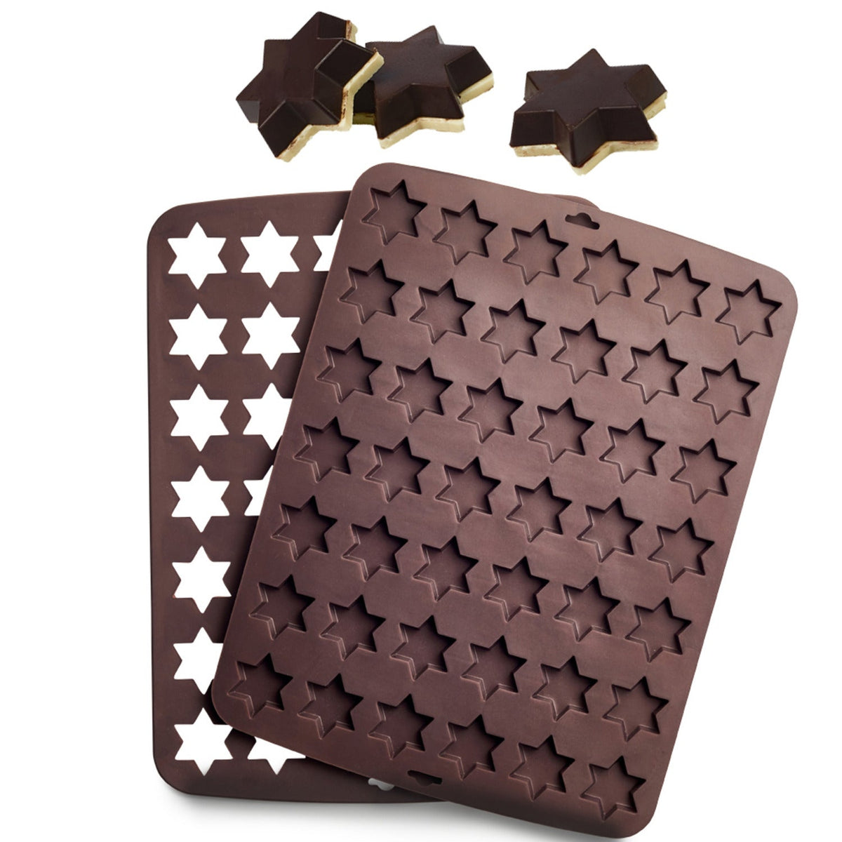 2-Piece Silicone Star Chocolate Mould