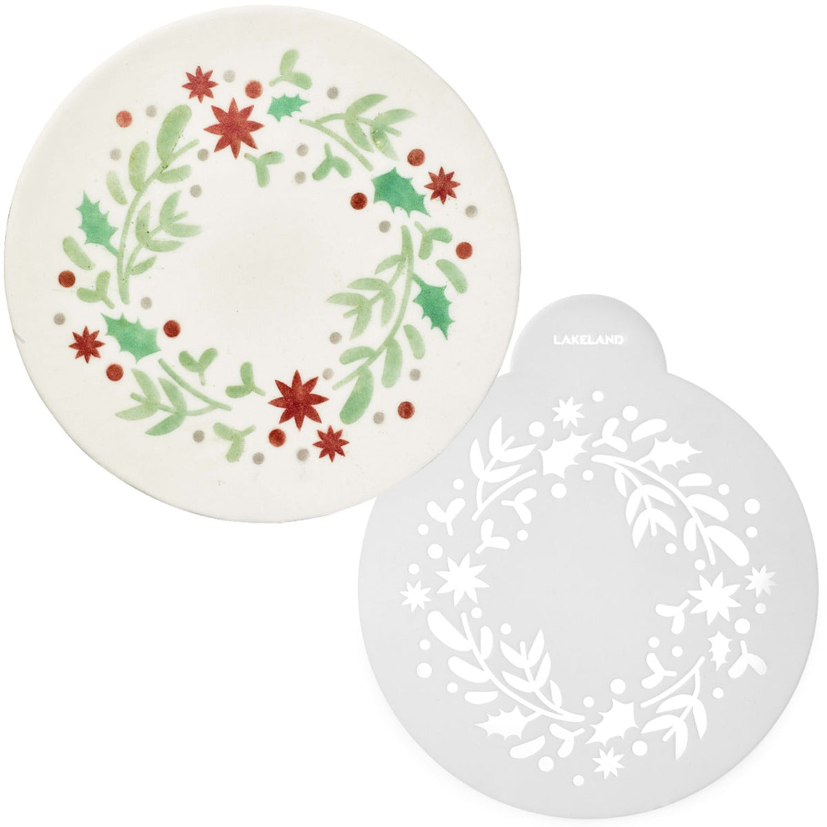 PME Christmas Wreath Stencil