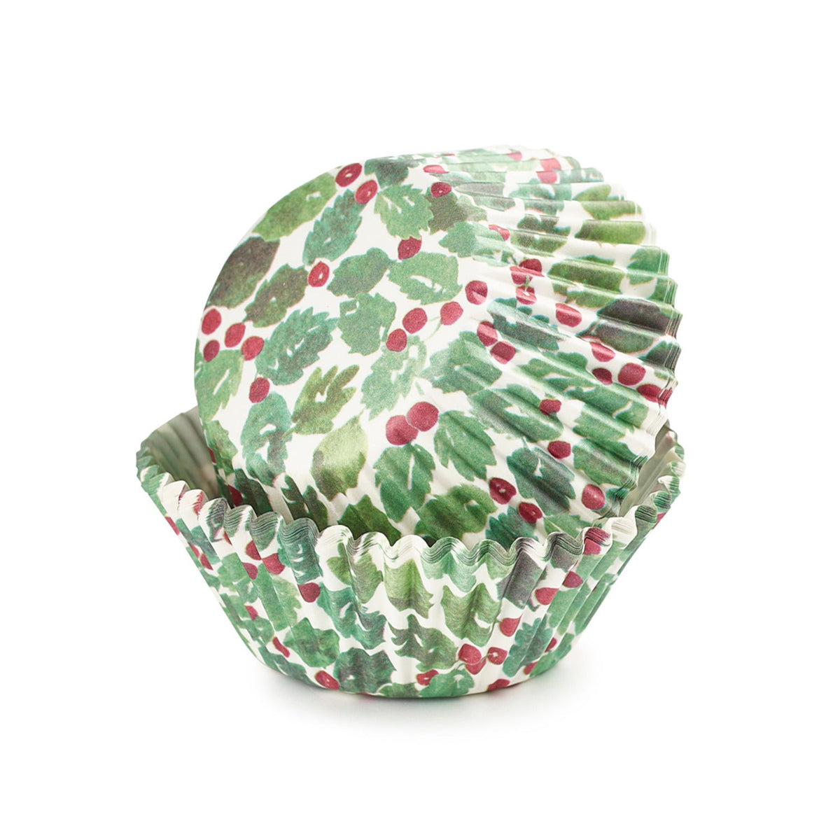 40 Holly Greaseproof Paper Cupcake Cases
