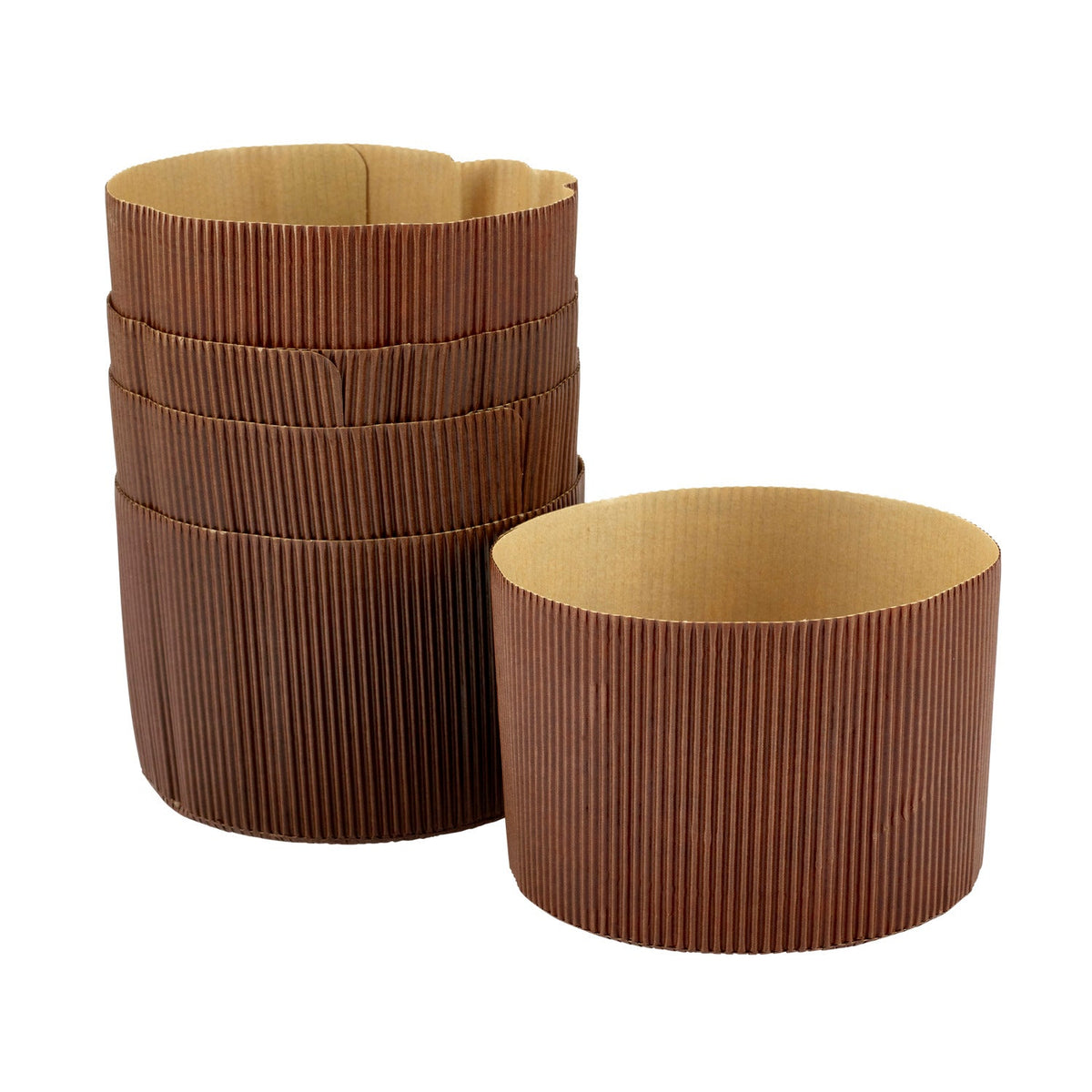 5 Decora Individual 13cm Panettone Paper Baking Moulds