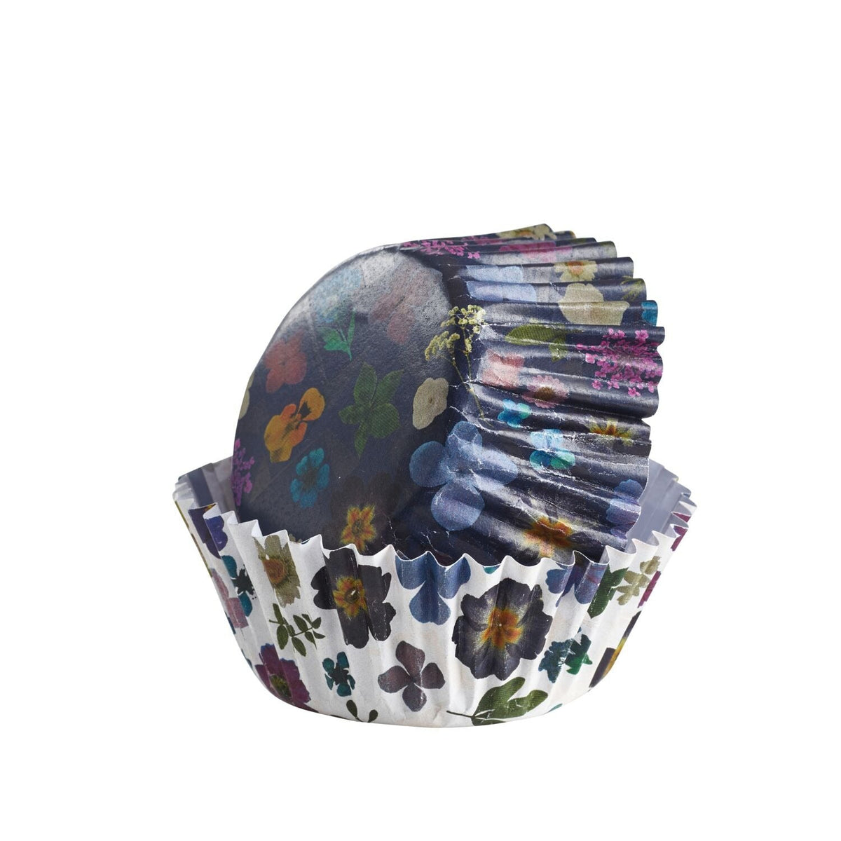 60 Lakeland Pressed Flowers Cupcake Cases