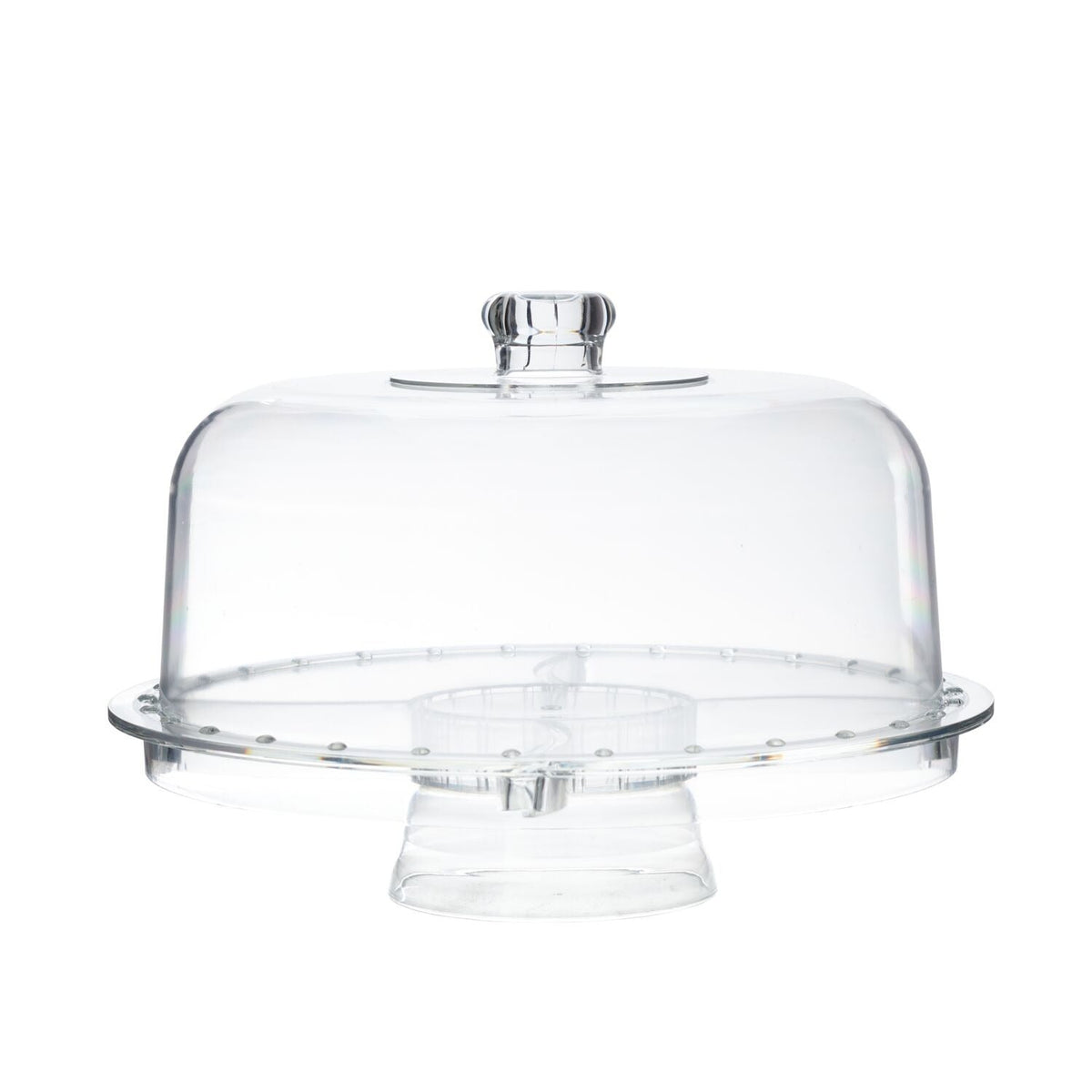 Multifunction Clear Acrylic Cake Stand and Serving Bowl
