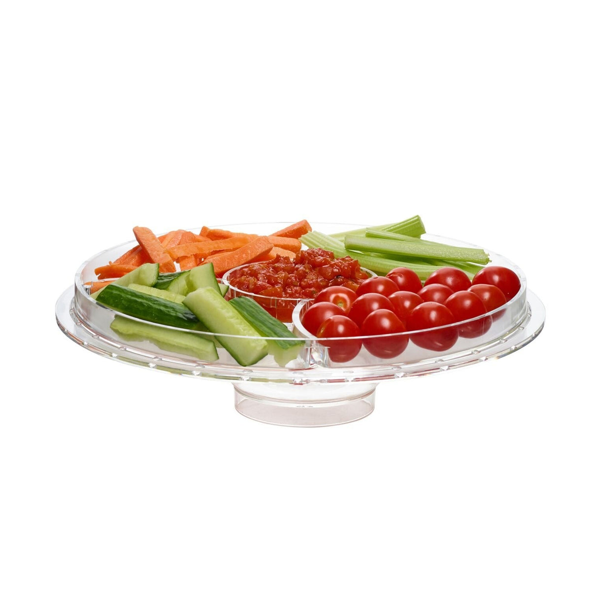 Multifunction Clear Acrylic Cake Stand and Serving Bowl