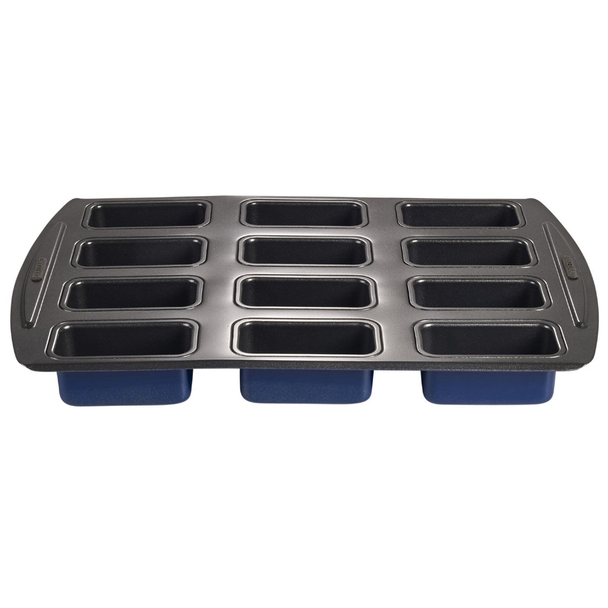 Lakeland Blue 12 Hole Loose Based Mini Loaf Tin