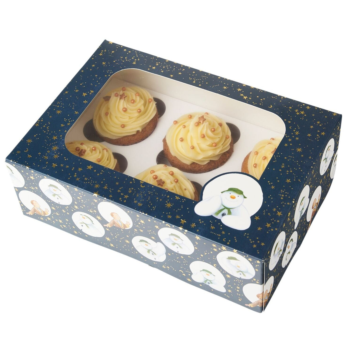 The Snowman Cupcake Box