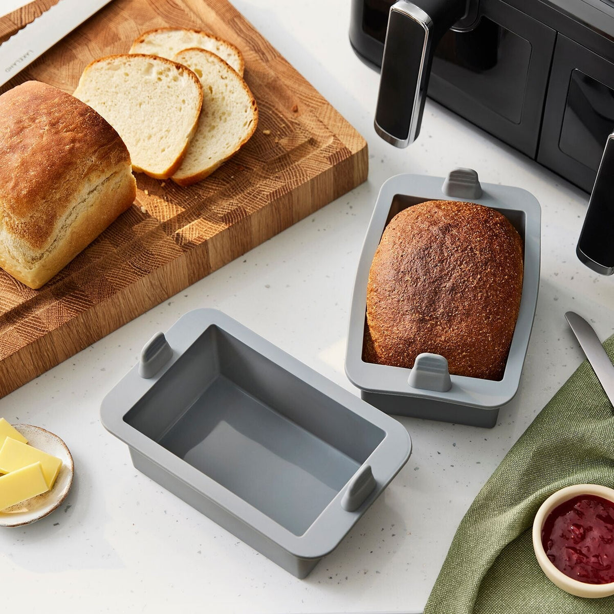 2 Lakeland Air Fryer Silicone Loaf Moulds