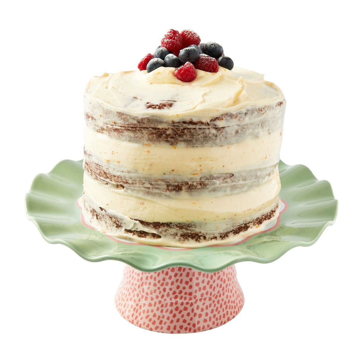 Strawberry Patch Cake Stand