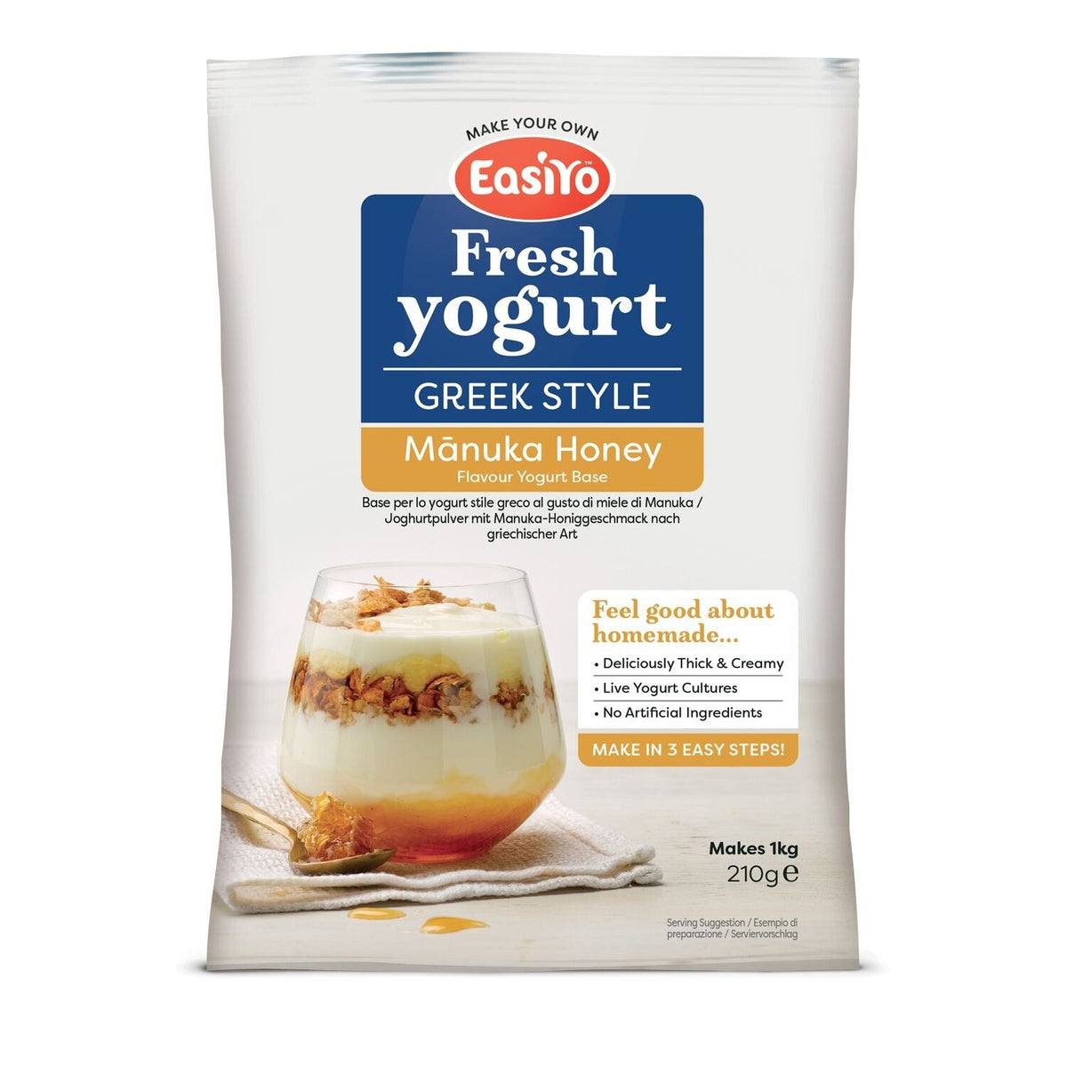 EasiYo Everyday Manuka Honey Yoghurt Mix - 1 Sachet
