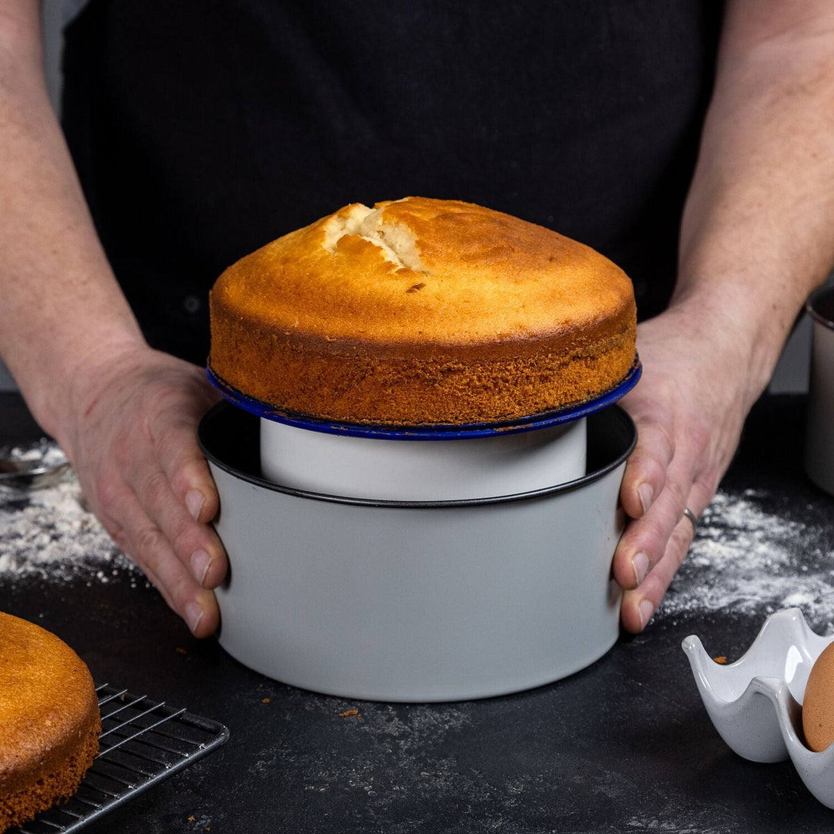 PushPan Loose Based 15cm Round Cake Tin