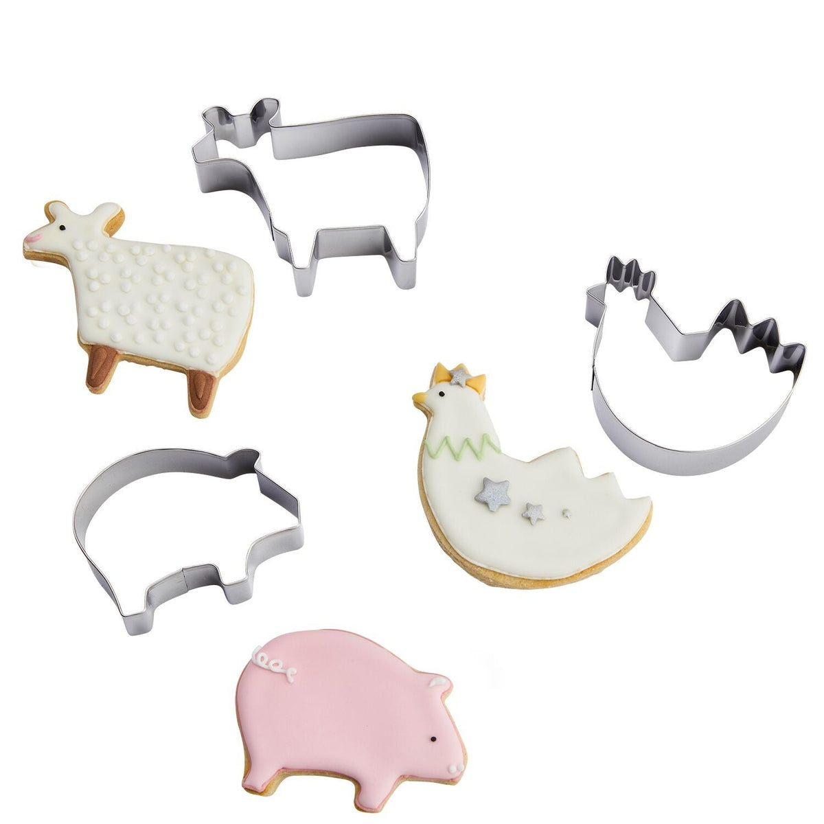 Lakeland Farmyard Cookie Cutters – Pack of 3