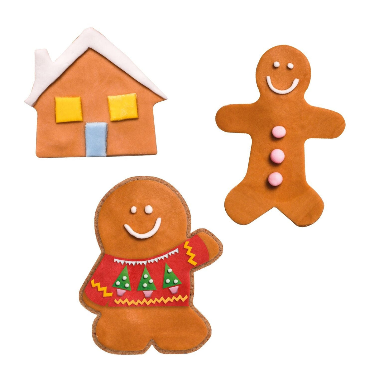 Lakeland Gingerbread Cookie Cutters – Pack of 3